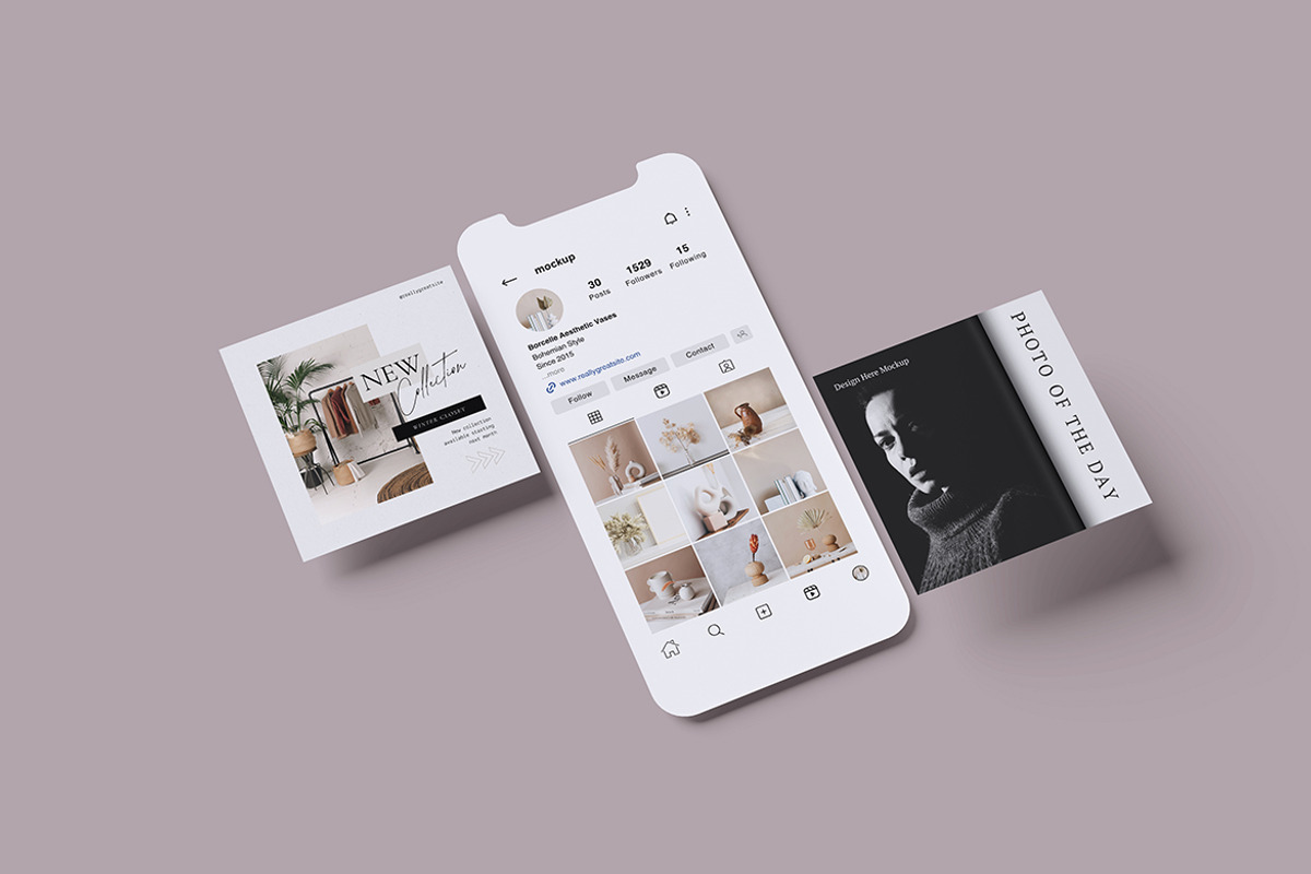 SOSIAL MEDIA SCREEN, an iPhone Mockup by Creative_A23 (Photo 2 of 5)