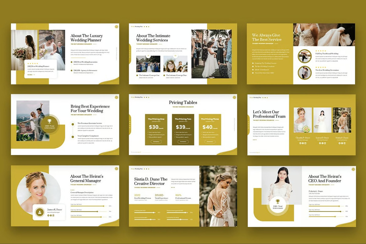 Heirat - Wedding Plan Powerpoint, a Presentation Template by Fit-tee (Photo 2 of 6)