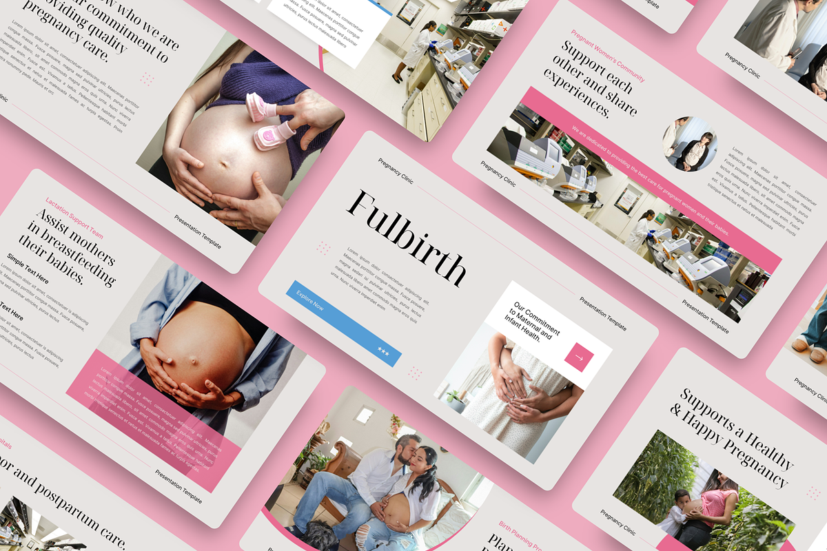 Pregnancy Clinic Google Slide, a Presentation Template by YossyOneStd (Photo 1 of 6)