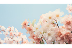 blossom petal spring background ai, a Nature Photo by pikepicture