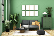 Living Room Frame Mockup, a Poster Template by Mockup Shop (Thumbnail 2 of 2)