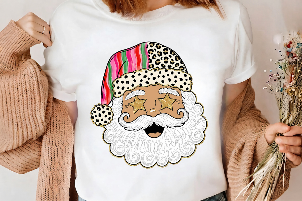 Retro Santa Star Sunglasses PNG Art, a Seasonal Illustration by CrexoraLab (Photo 4 of 4)