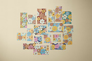 Wild Retro Floral Seamless Patterns, a Pattern Graphic by Tiger and Flower (Thumbnail 3 of 20)