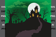 Halloween Landscape, a Background Graphic by Sohan Artistry (Thumbnail 2 of 3)