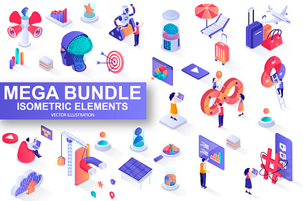 Mega Bundle Isometric Elements