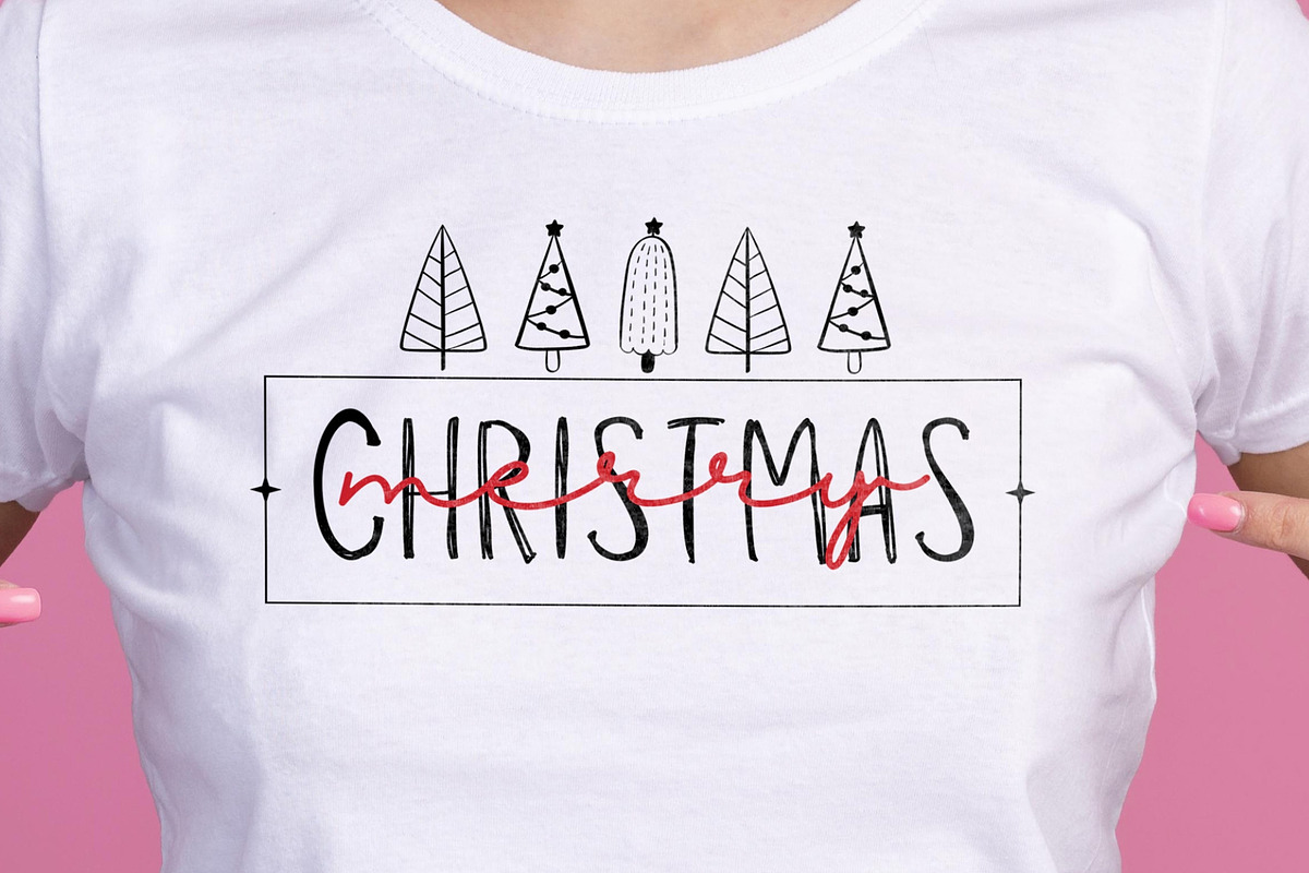 Fox Xmas Doodle Dingbat Font, a Symbol Font by Fox7 By Rattana (Photo 7 of 7)