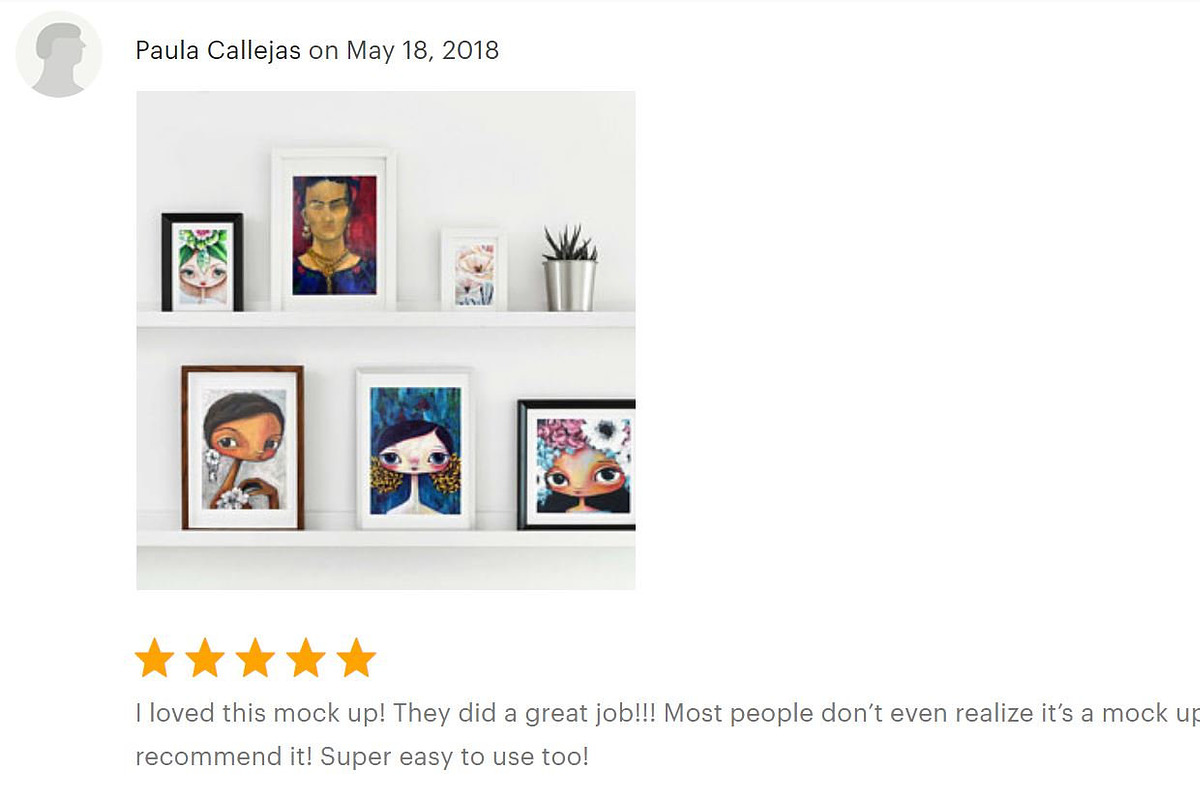 Frame set mockup Styled mock up 05, a Print Template by MockUpBrothers (Photo 6 of 7)