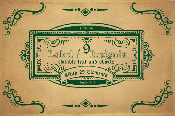 Retro Label / Insignia preview 6