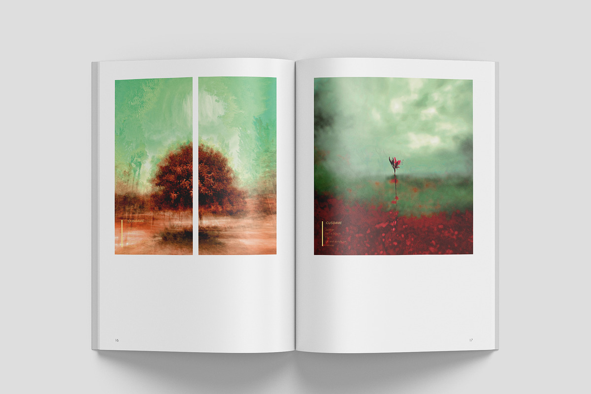 A4 Art Exhibition Catalog, a Brochure Template by Bookrak Graphic Design (Photo 9 of 14)