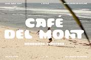 Cafe Del Mont | Handwritten Sans, a Sans Serif Font by Jolicia Type (Thumbnail 1 of 12)