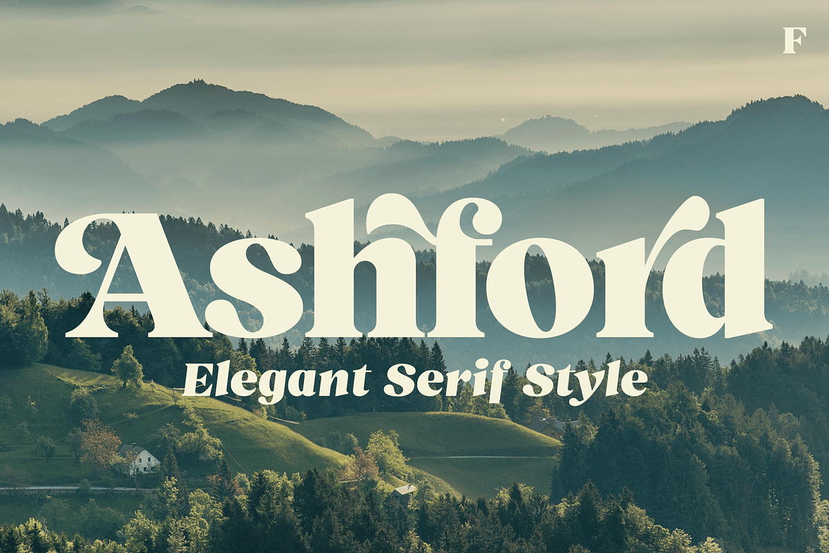 Ashford Stylish Serif, a Serif Font by Fenotype (Photo 1 of 11)