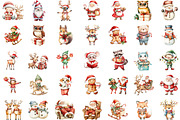 Christmas Characters Png, an Illustration by Designking (Thumbnail 2 of 4)
