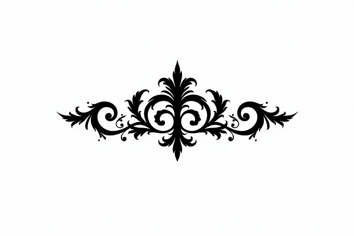 Classic Ornament Silhouette Vector, an Illustration by BIPLOB EXPERT (Photo 3 of 9)