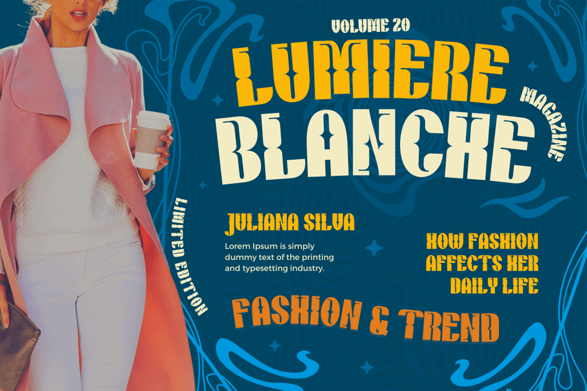 Bhikum | Groovy Retro Font, a Font by twinstd (Photo 7 of 12)