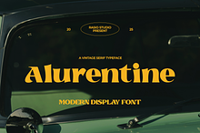 Alurentine Modern Display Font