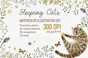 Sleeping Cats, an Illustration by Budogoshch (Thumbnail 1 of 12)