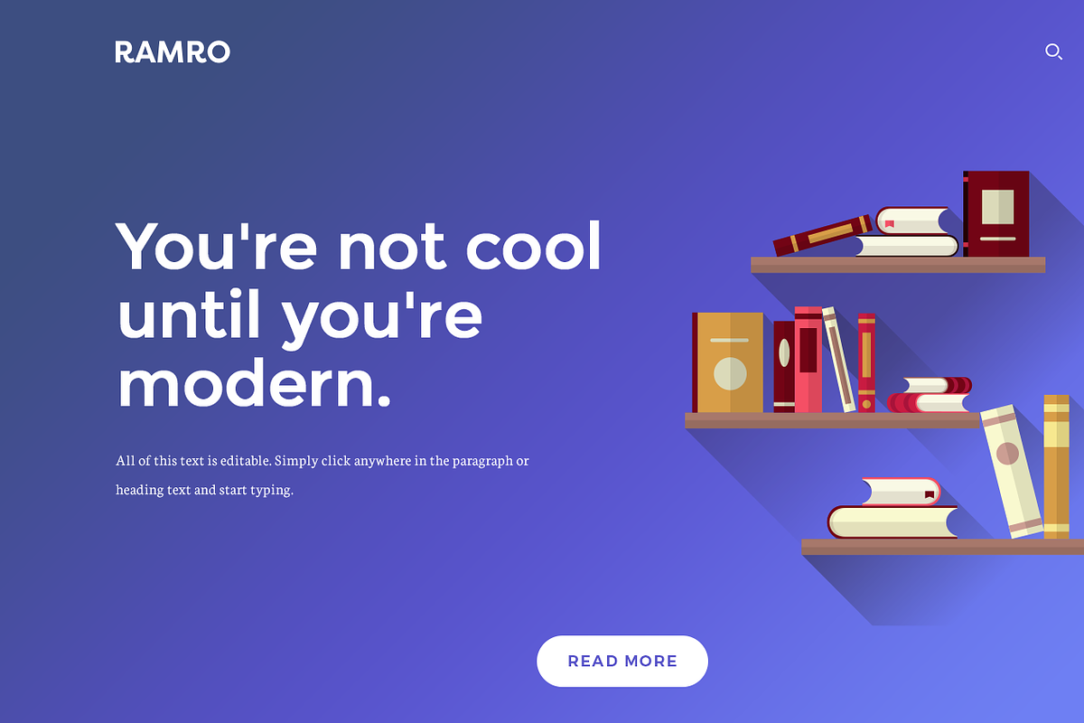Ramro Web UI Kit - Header, an UI Kit Template by Danfe Designs (Photo 3 of 11)
