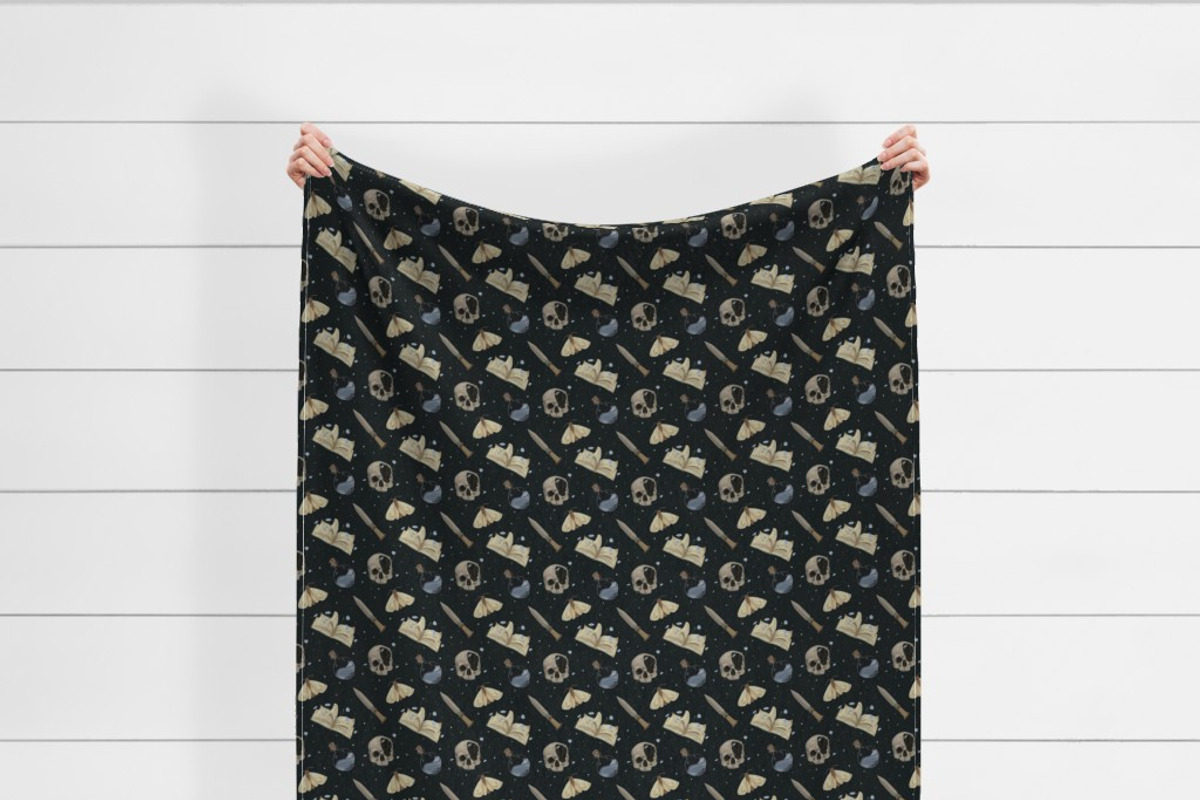 Whimsigoth Seamless Repeat Pattern, a Pattern Graphic by Forest Lily (Photo 4 of 9)
