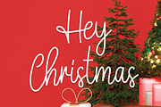 Hey Christmas, a Script Font by Scratchones (Thumbnail 1 of 8)