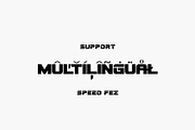 SPEED FEZ FONT, a Sans Serif Font by Andika Fez (Thumbnail 2 of 9)