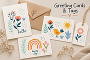 Hand Drawn Nature – 125 Elements, a Decorative Illustration by Anna Studio (Thumbnail 2 of 11)