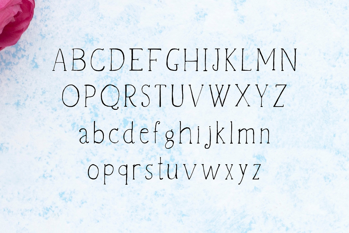 Vanett A Beautiful Handwritten Font preview 2