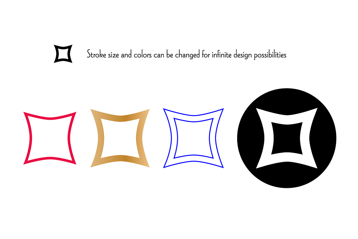 Gold, Silver, & Black Frames Clipart preview 4