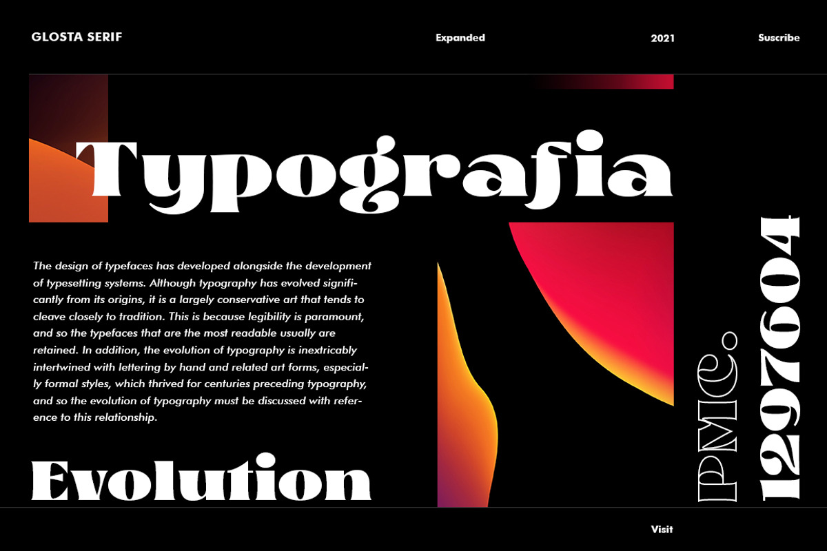 Glosta, a Serif Font by TRF Fonts (Photo 8 of 18)