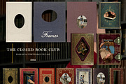 The Closed Book Club Vintage Collage, an Object Graphic by Purple (Thumbnail 6 of 15)