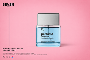 Perfume Glass Bottle Mockup, a Household Mockup by Se٧enStudio