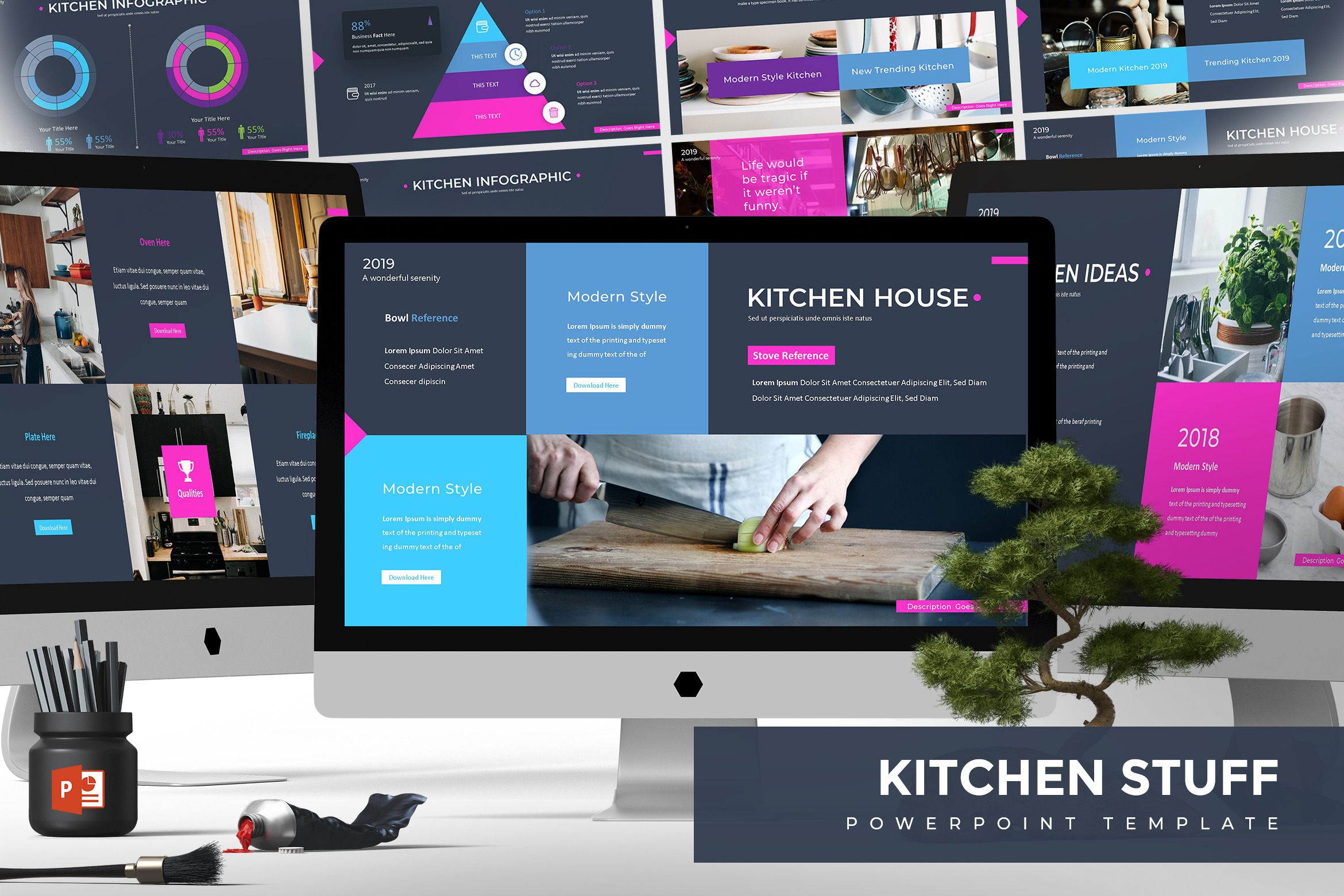 KItchen Stuff - Powerpoint Template, a Presentation Template by AQR Studio