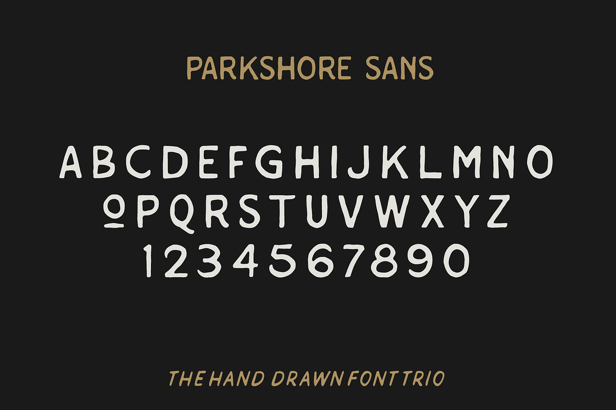 The Parkshore Font Collection, a Script Font by Hustle Supply Co. (Photo 10 of 11)