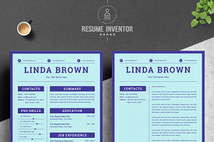 Elegant Resume & Cover Letter Set