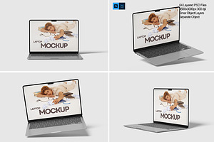 High Quality Laptop Mockup
