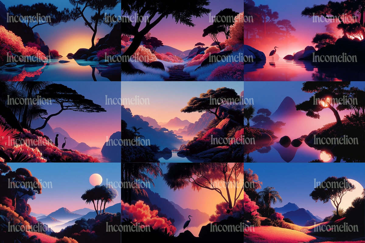 40 Garden of Eden Illustrations, a Decorative Illustration by Incomelion (Photo 3 of 12)