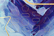 Turquoise & Gold Acrylic Backgrounds, a Texture Graphic by Suna Kosem (Thumbnail 11 of 14)