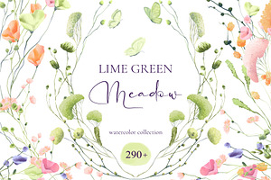 Lime Green Meadow