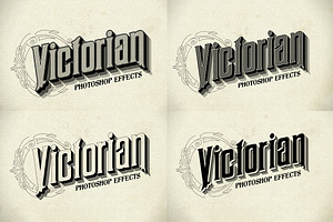 Photoshop Victorian Styles