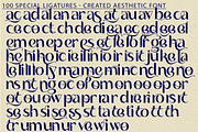 Created Aesthetic - Modern Sans Font, a Sans Serif Font by 177Studio (Thumbnail 7 of 8)
