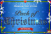 Christmas Pack #1 - Text Styles, a Layer Style Add-On by Jonas Stensgaard (Thumbnail 5 of 23)
