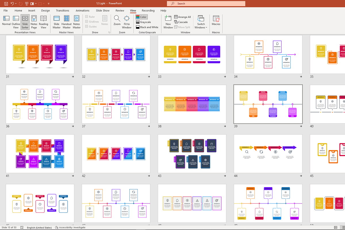 Motion Strategy PowerPoint Template, a Presentation Template by Infographics project (Photo 6 of 11)