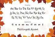 Orange Leafy - Autumn Display Font, a Script Font by Attype (Thumbnail 7 of 8)