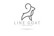Line goat logo, a Branding & Logo Template by Logocreative (Thumbnail 3 of 3)
