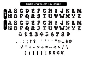 Fox Happy & Fox Happy Line Duo Font