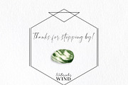 Watercolor gemstone clipart, an Illustration by Ksenia Shmakova (Thumbnail 13 of 13)