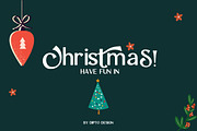 Tidin-Christmas Typeface, a Sans Serif Font by Dipto design (Thumbnail 2 of 5)