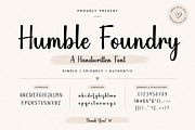 Humble Foundry Handwritten Font, a Handwritten Font by Wow Magic (Thumbnail 3 of 3)