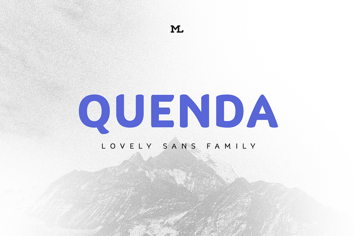 Quenda – Lovely Sans Serif Family, a Sans Serif Font by Marc Lohner (Photo 1 of 6)