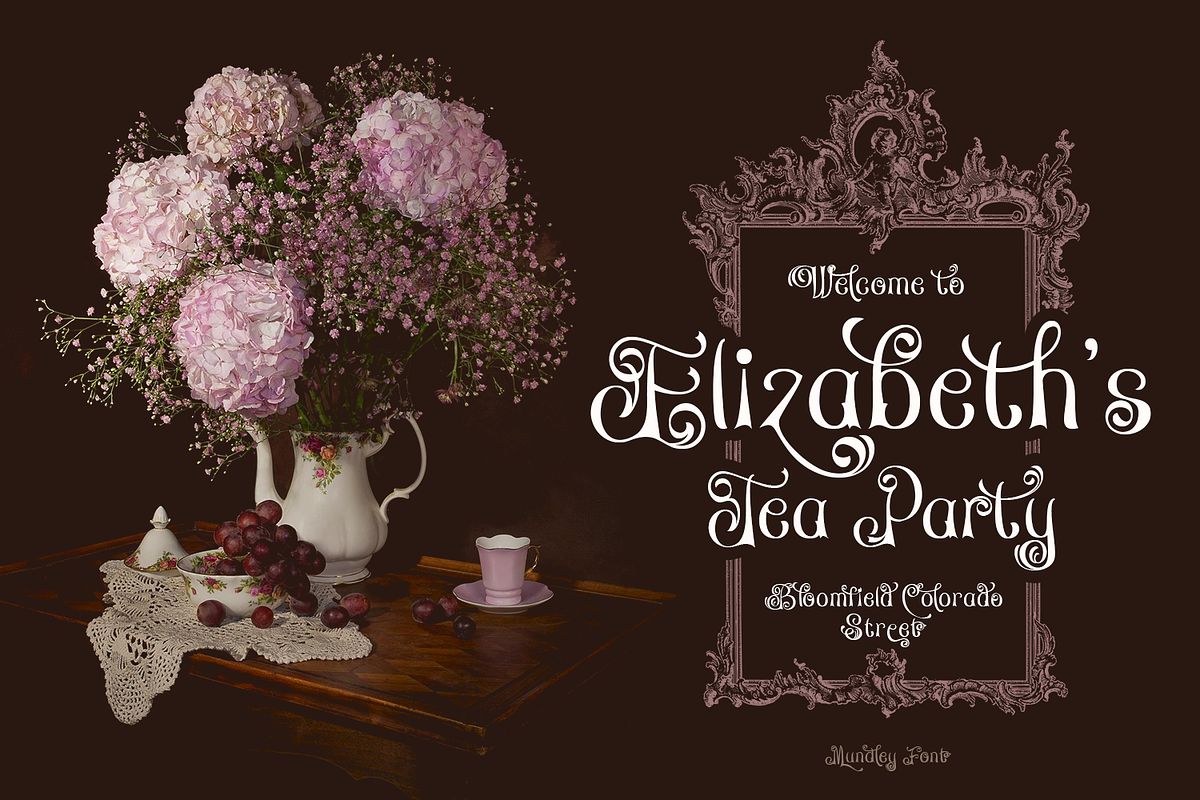 Mundley Display Font, a Script Font by madeDeduk (Photo 6 of 8)