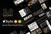 Stylix Sports Clothing Shopify theme, a Shopify Template by ThemesRain (Thumbnail 1 of 3)